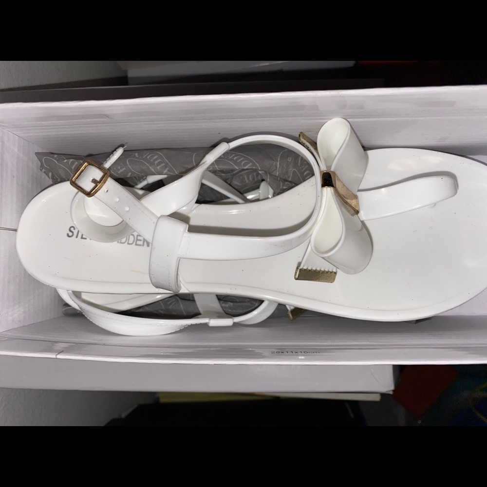2 for 1 Steve Madden and Off Brand White Sandals
